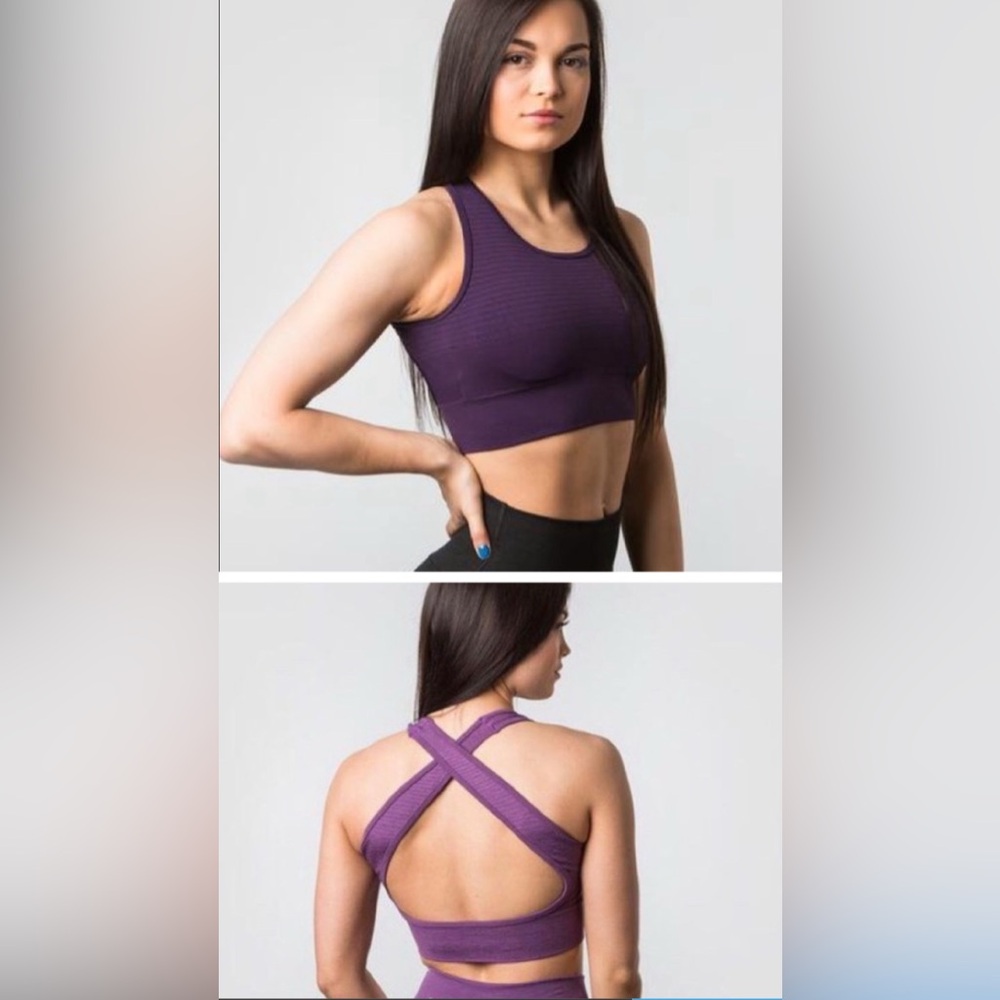 Alphalete Purple Vault Sport Bra Size Small